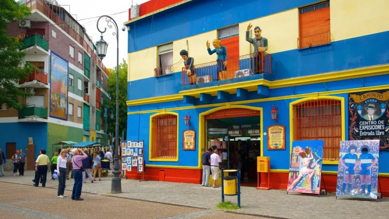 01. Caminito Street – Colorful open-air art street(1)