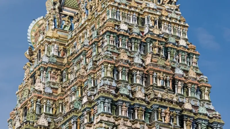 01. Meenakshi Amman Temple – A grand Dravidian temple complex_(2)