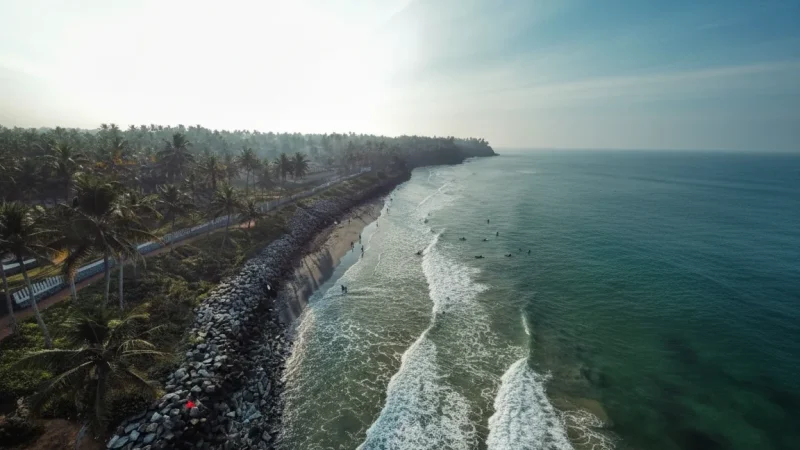 03. Varkala Beach – A unique cliff-side beach_(5)