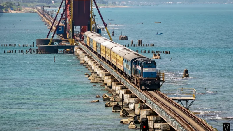 04. Pamban Bridge – A famous railway bridge over the sea_(5)