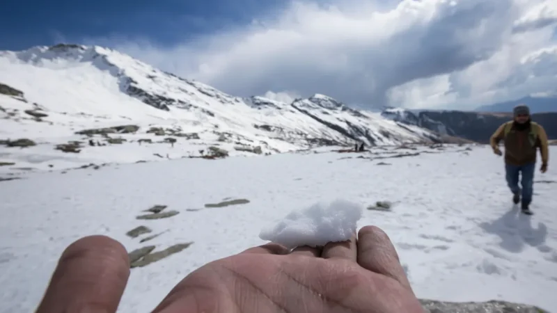04. Rohtang Pass – A high mountain pass with snow scenery_(2)