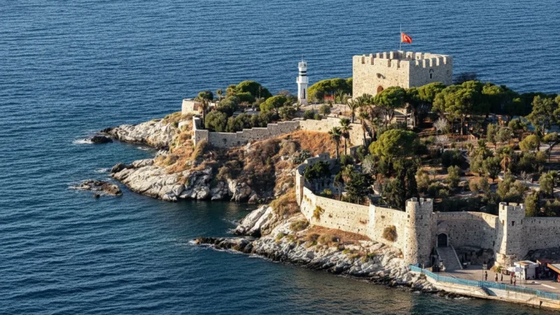 09. Güvercinada Castle – Historic architecture with sea views_(1)