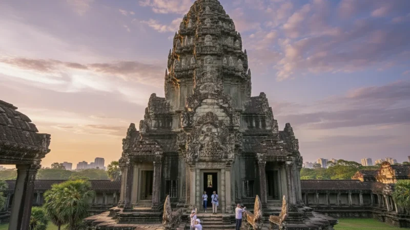 1 Angkor Wat – Largest religious monument in the world(5)