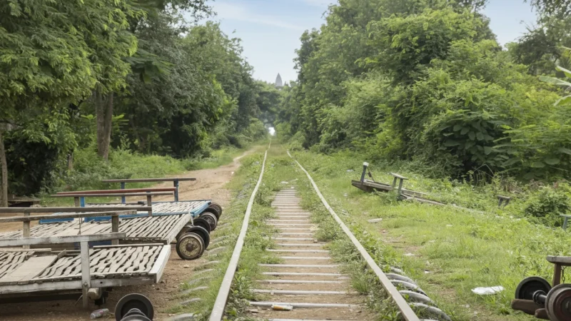 1 Bamboo Train Ride Track – Traditional rail route(1)