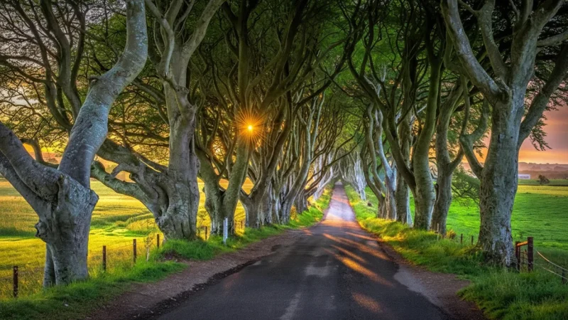 1) The Dark Hedges(1)