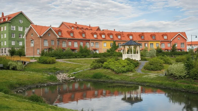 10 Kartanonkoski District ‒ Colorful residential area(3)