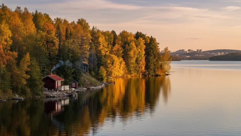 11 Traditional Saunas – Finnish lakeside sauna(6)