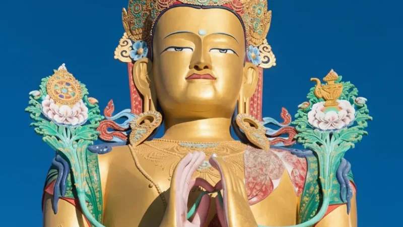 11. Diskit Monastery – The largest monastery in Nubra Valley_(6)