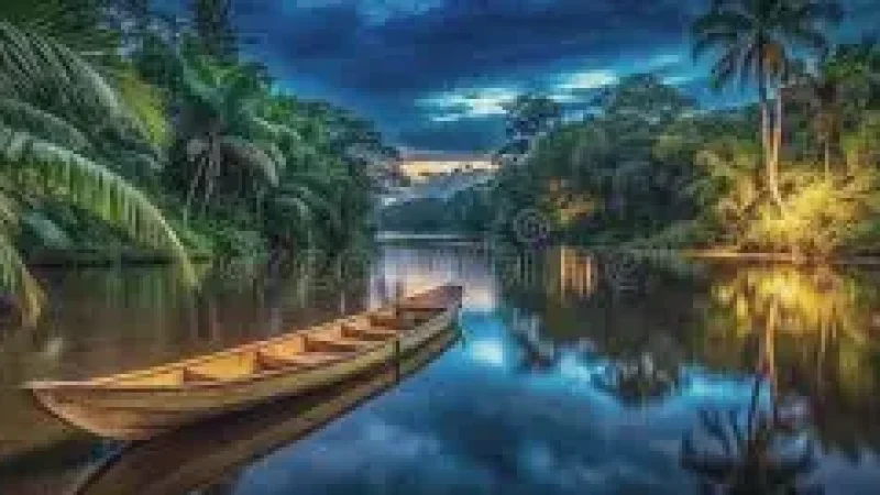 14 Night River Sections ‒ Nocturnal atmosphere(2)