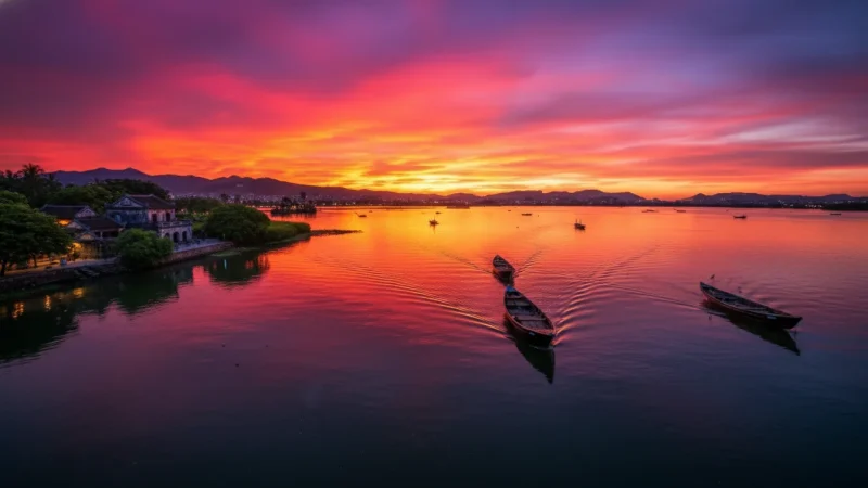 14 Sunset Lake Viewpoints – Evening scenery(7)