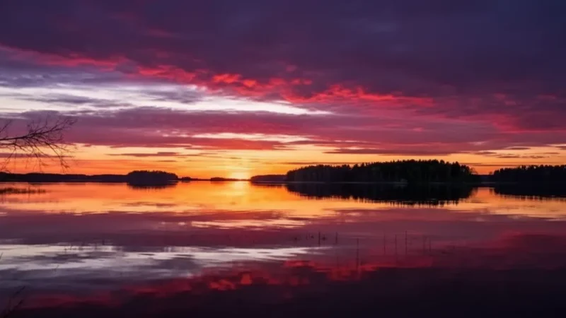 14 Sunset Viewpoints – Evening lake scenery(4)
