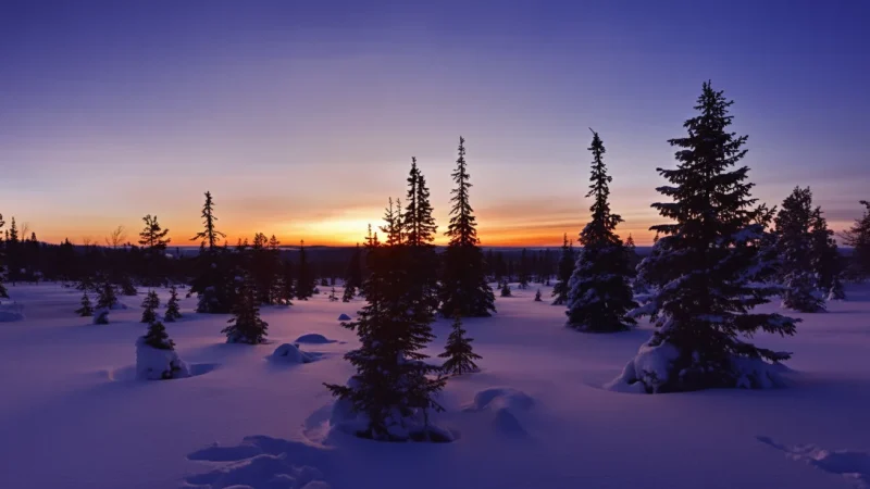 15 Sunset Fell Views ‒ Evening Arctic scenery(7)