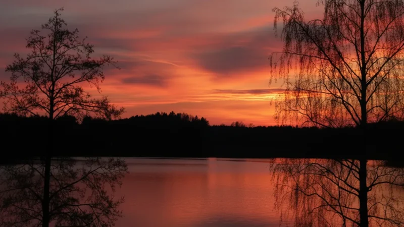 15 Sunset Lake Viewpoints ‒ Evening scenery(5)