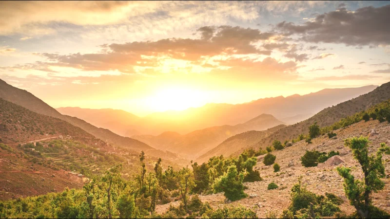 15) Sunset Viewpoints in the Mountains(6)