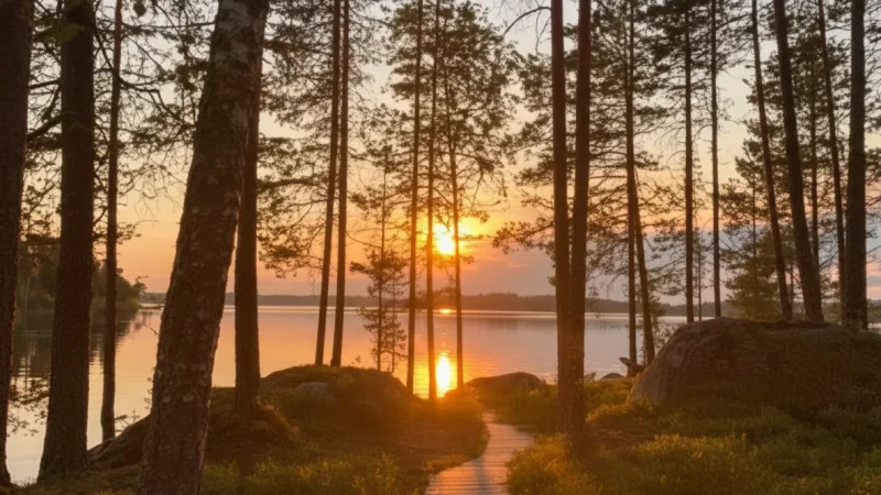 15 Sunset Viewpoints – Evening lake views(4)