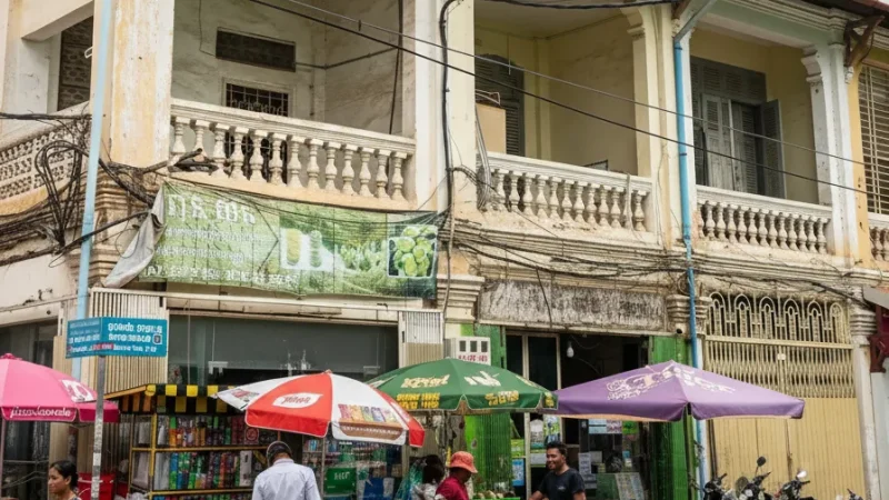 2 Battambang Old Town – French colonial architecture(5)