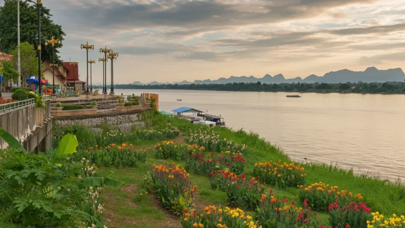 2 Mekong Riverbanks – Calm river scenery(2)