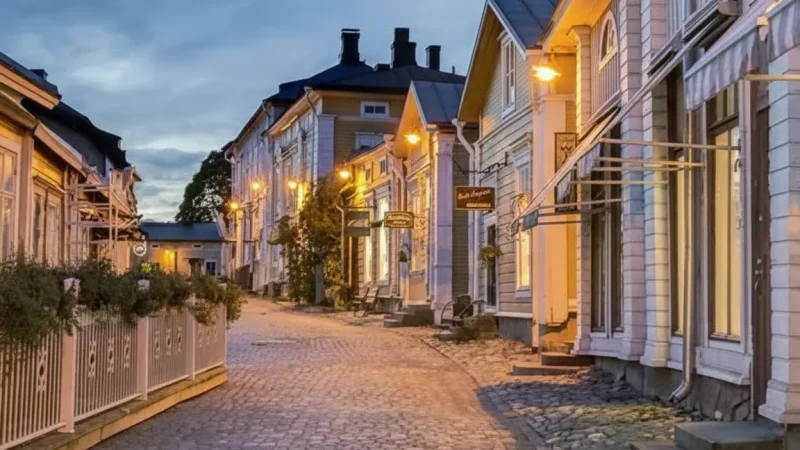 2 Old Town Porvoo Streets ‒ Cobblestone lanes and wooden houses(3)