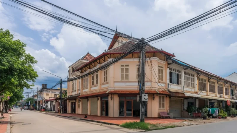 3 Kampot Old Town – Colonial-era streets(1)
