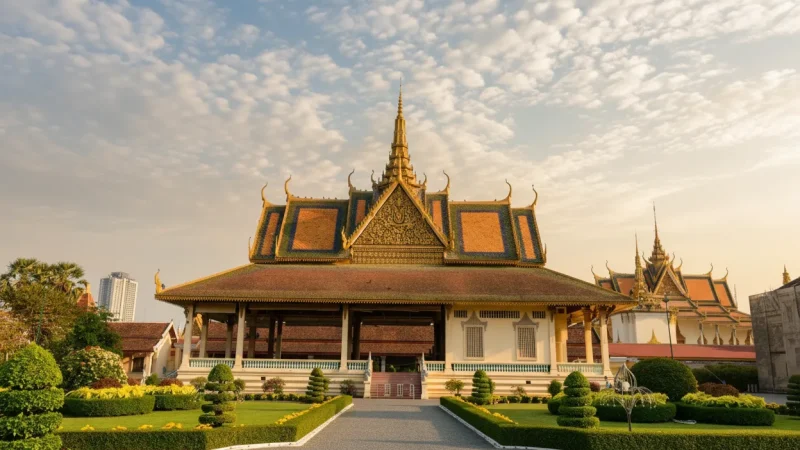 4 Royal Palace Nearby – Traditional Khmer architecture(4)