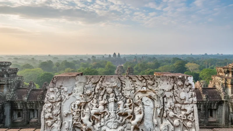 5 Terrace of the Leper King – Detailed carvings(4)
