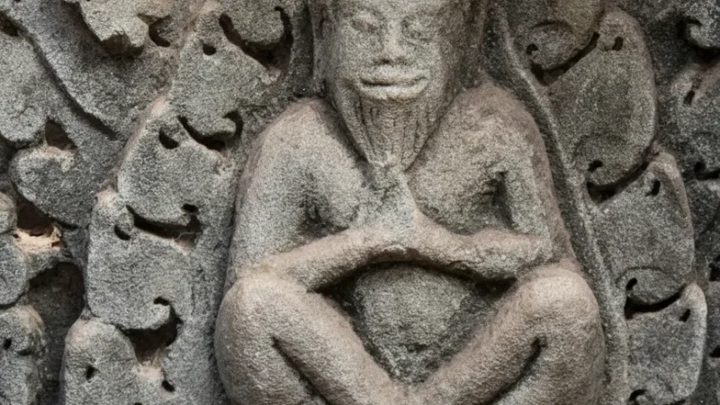 6 Carved Stone Walls – Early Khmer art(5)