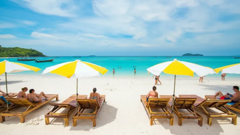 7 Beach Lounging Areas – Relaxed seating spots(3)