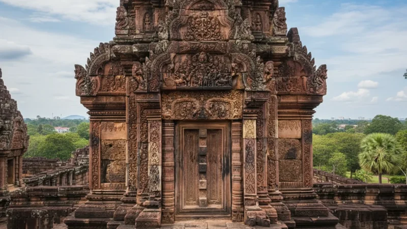7 Carved Doorways – Classic Khmer design(5)