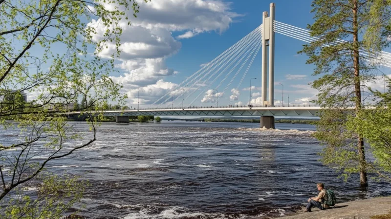 7 Kemijoki River ‒ Riverside walking and scenery(1)