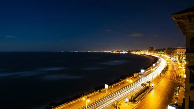 Alexandria Corniche – Seafront Road & Walking Area(2)