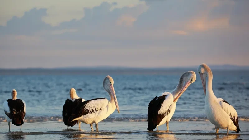 American River – Pelican feeding(4)