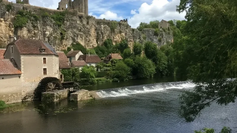Angles-sur-l’Anglin – River cliff village(5)