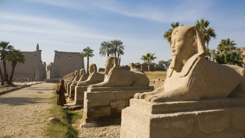 Avenue of Sphinxes – Ceremonial Processional Road(2)