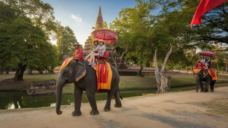 Ayothaya Elephant Village(1)