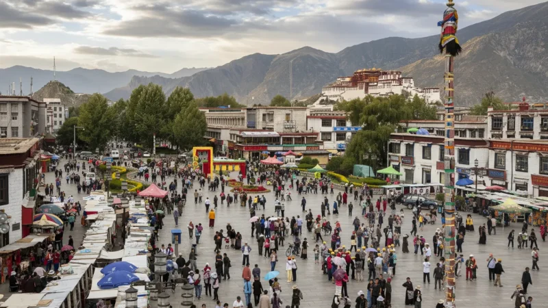 Barkhor Market Area – Local trading streets(4)