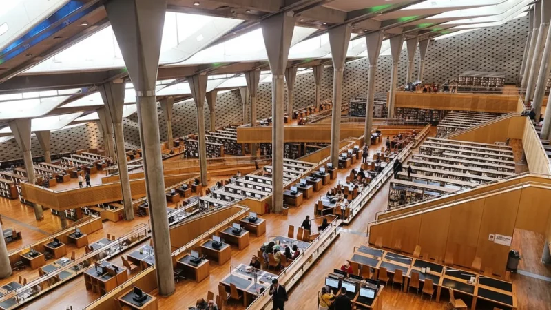 Bibliotheca Alexandrina Main Library – Modern Reading Halls(3)