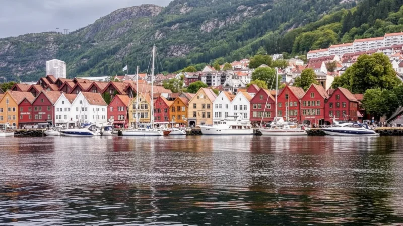 Bryggen Wharf – UNESCO-listed historic wooden harbor(2)
