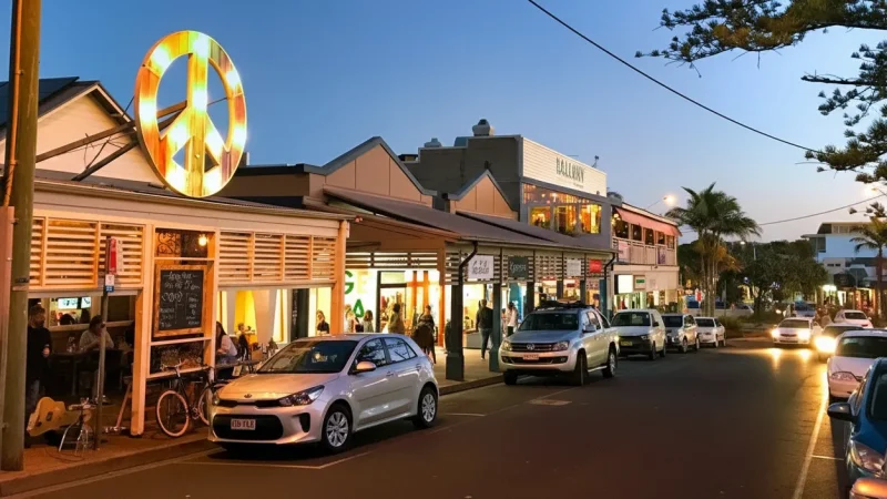 Byron Bay Town Centre – Shops & cafés(2)