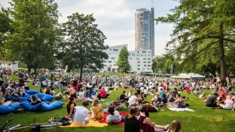 City Park Areas – Green relaxation spaces(1)