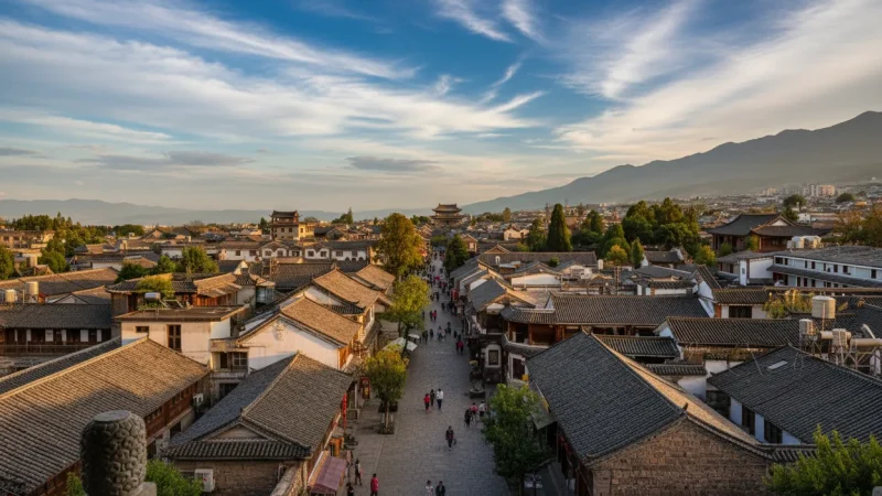 Dali Ancient Town – Preserved historic streets and gates(6)