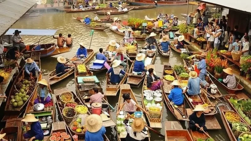 Damnoen Saduak Floating Market(1)