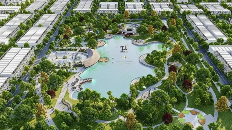 Định Công Lake Area – Quiet Neighborhood Lake(2)