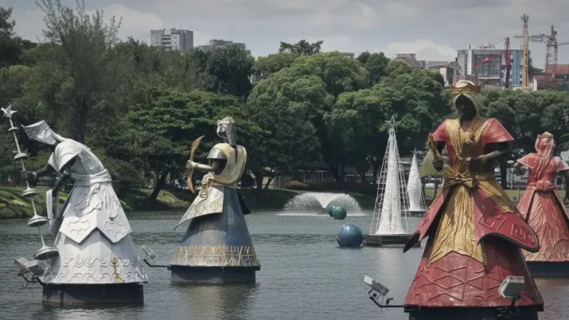 Dique do Tororó – Lake & Statues(1)
