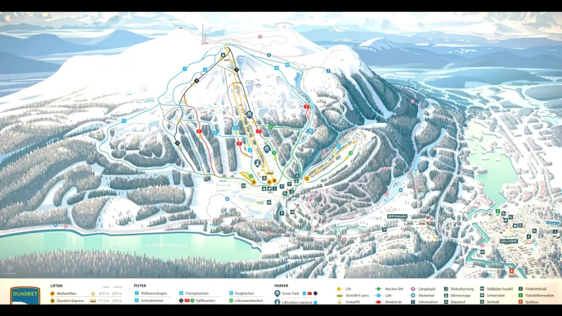 Dundret Mountain – Hiking & Skiing(2)