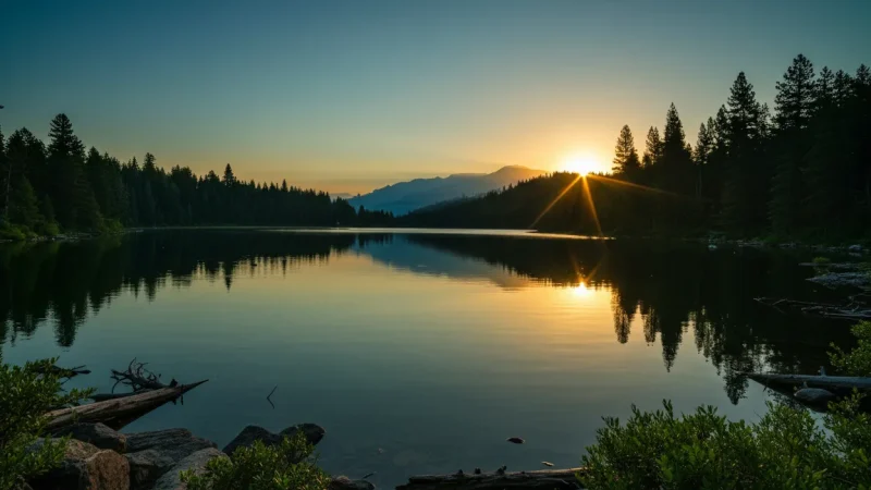 Early Morning View Areas – Sunrise Reflections(4)