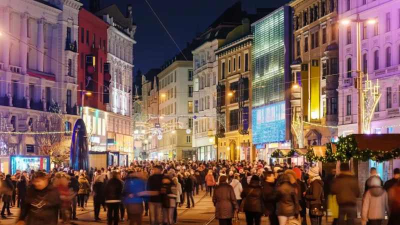 Evening City Walks – Lively night atmosphere(1)