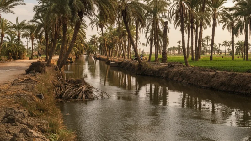 Faiyum Oasis Farmlands – Green Rural Scenery(2)