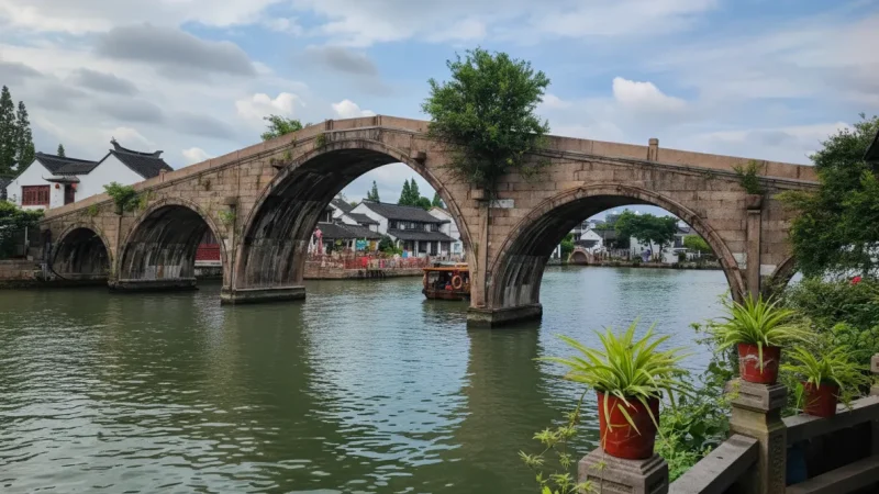 Fangsheng Bridge – Largest stone bridge in town(1)