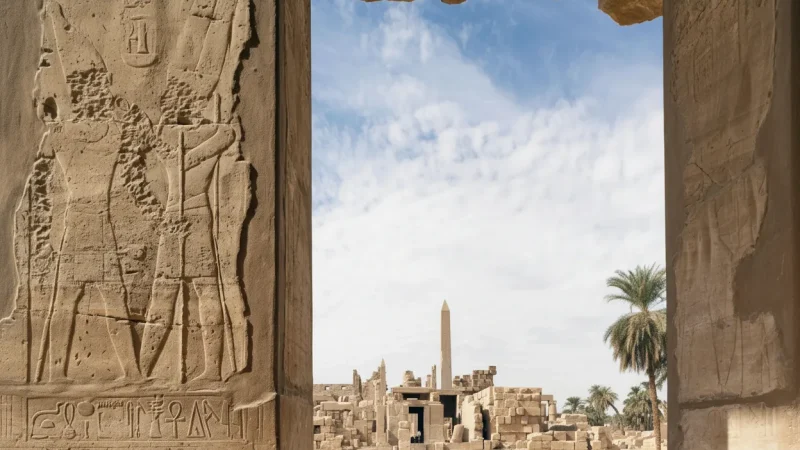 Festival Hall of Thutmose III – Ancient hall remains(5)