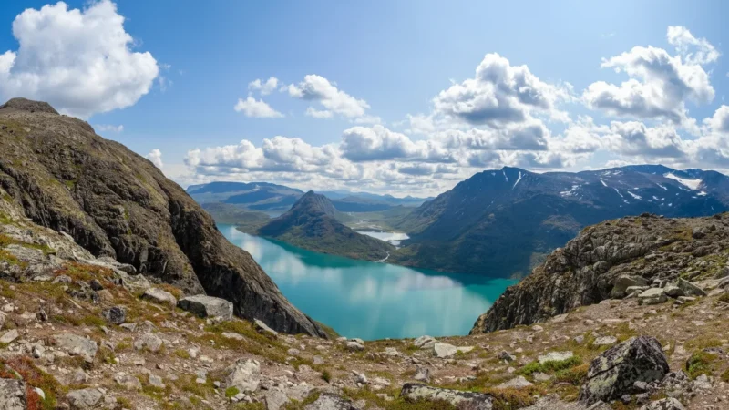 Gjende Lake – Emerald-green alpine lake(4)